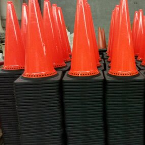 Traffic Cone Supplier - 36" High-Visibility PVC Rubber Base