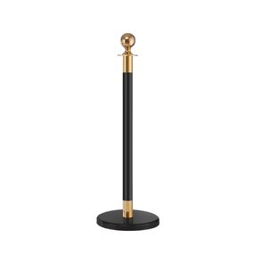 Barrier Post Supplier - 95cm Black Gold Stainless Steel