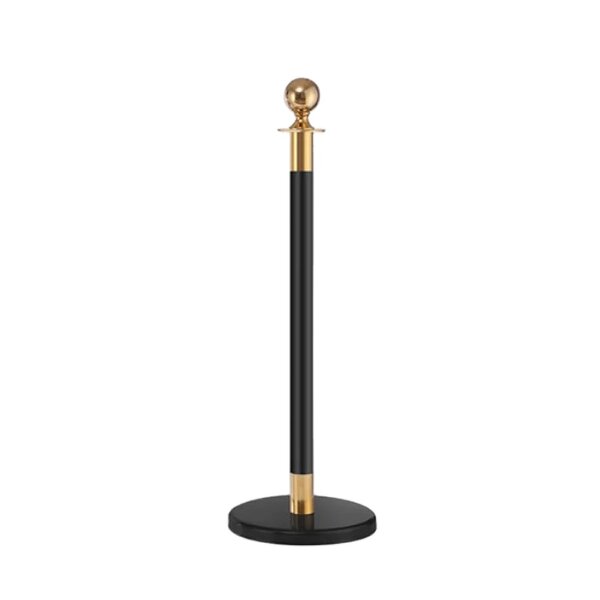 Barrier Post Supplier - 95cm Black Gold Stainless Steel