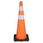 Traffic Cone Supplier - 36" PVC with Reflective Collar