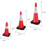 Traffic Cone Supplier - Wholesale 50/100cm PE Reflective