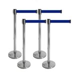 Crowd Control Barrier Manufacturer - Metal Cast Iron Base Modern