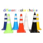 Traffic Cone Supplier - Solar LED Orange Collapsible 70cm