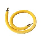 Stanchion Rope Manufacturer - Polished Silver Golden Hooks Red