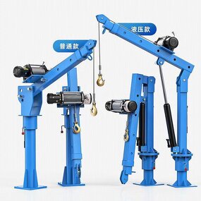 Electric Small Truck Crane Manufacturer - Mini Lifting 500/1000kg for Pick up Goods