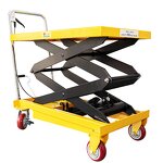 Hydraulic Lift Table Supplier - KAWADA With Roller Table Platform Manual Scissor