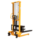 Manual Pallet Stacker Factory - Loading Capacity 3ton Lift Height 1600mm