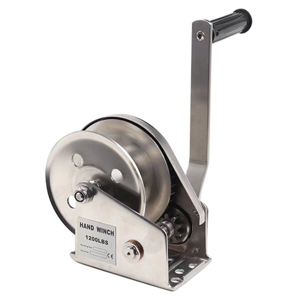 Small Manual Winch Supplier - 1200lbs Self-Locking Stainless Steel With Brake