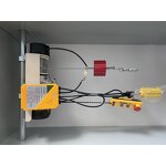 Mini Electric Hoist Manufacturer - Factory Use Thermal Protection With Trolley 1 Ton