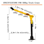 Heavy Lift Crane Supplier - 0.5Ton 1Ton Light Customized for Specialized Transport