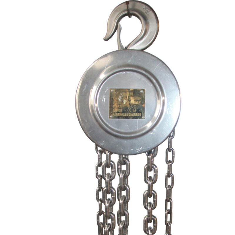 Stainless Steel Chain Block Factory - Full Stainless Steel Manual 1ton 3m Hoist