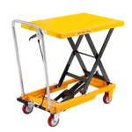 Hydraulic Lift Table Supplier - KAWADA With Roller Table Platform Manual Scissor