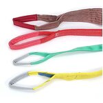 Lift Webbing Sling Manufacturer - 1-10 Ton Polyester Crane Flat Belt Sling