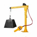Electric Small Truck Crane Manufacturer - Mini Lifting 500/1000kg for Pick up Goods