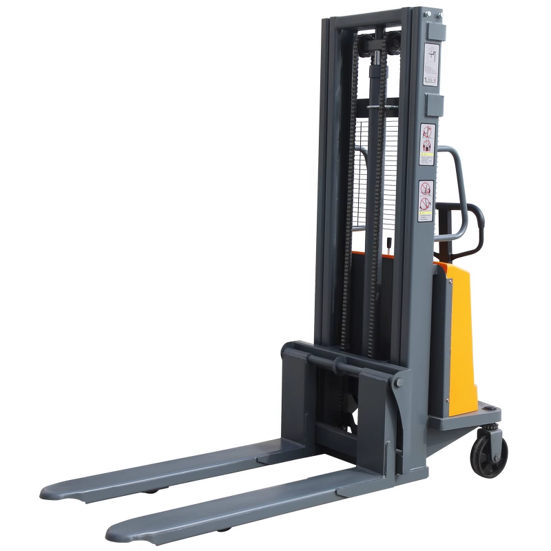 Semi Electric Stacker Factory - 1000-2000KG Good Quality Safety Lifter Forklift