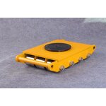 Cargo Trolley Manufacturer - 6 Ton Pu/Steel Wheel Machine Moving Skate Loading