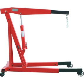 Mobile Hydraulic Hoist Factory - 1 Ton Folding Type Manual Shop Engine Crane