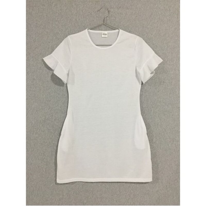Sublimation Dress Supplier - White with 2 Pockets Ladies