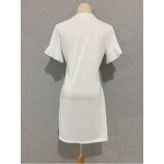 Sublimation Dress Supplier - White with 2 Pockets Ladies