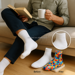 Crew Socks Supplier - Sublimation Blank White 39-44 EU