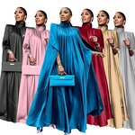 Polyester Abaya Factory - Elegant Bat Sleeves Gradient