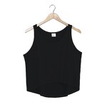 Crop Tank Top Factory - Heather Grey Sublimation Sleeveless