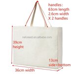 Canvas Tote Bag Manufacturer - Natural Linen for DTG Custom