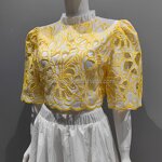 Spring Collection Dress Supplier - Large Skirt Puff Sleeve