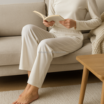 Pajama Pants Supplier - Poly Spandex Elastic Waist Lounge