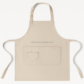 Adjustable Apron Factory - Bordeaux Triple Snap Café