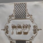 Satin Kippah Factory - Custom Two-Layer 6 Panels Ethnic