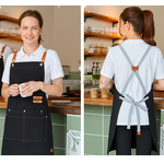 Adjustable Apron Supplier - Coffee Triple Snap Café