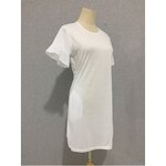 Sublimation Dress Supplier - White with 2 Pockets Ladies