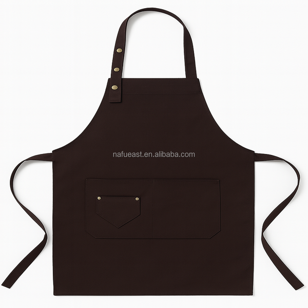 Adjustable Apron Supplier - Beige Triple Snap Restaurant