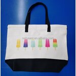 Canvas Tote Bag Factory - Sublimation with Black Bottom