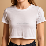 Ultra-Cropped T-Shirt Factory - Silk-Feel Polyester Sublimation