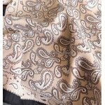 Women's Scarf Supplier - 70cm Small Square Stiped Casual