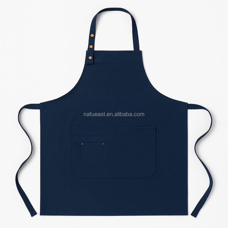 Adjustable Apron Factory - Grey Triple Snap Restaurant