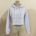 Crop Top Hoodie Supplier - Blank Ready Goods Drop Shipping