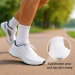 Crew Socks Supplier - Sublimation Blank White 39-44 EU