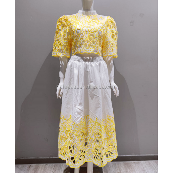 Spring Collection Dress Supplier - Large Skirt Puff Sleeve
