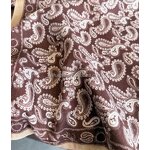 Women's Scarf Supplier - 70cm Small Square Stiped Casual