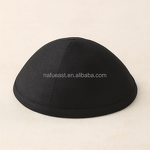 Satin Kippah Supplier - with Blue Edge Sublimation DTF