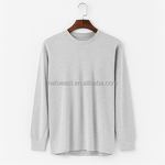 Men's T-Shirt Manufacturer - Gray Polyester Basic Wholesale