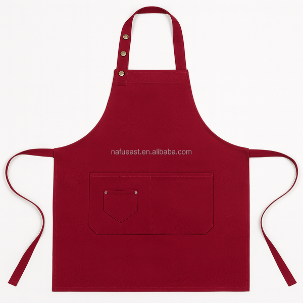 Adjustable Apron Manufacturer - Orange Triple Snap Restaurant