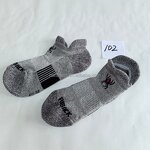 Colorblock Socks Supplier - Custom Logo Blue Tan Work