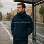 Fleece Jacket Factory - Custom Logo Black Polyester Polar