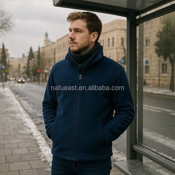 Fleece Jacket Factory - Custom Logo Black Polyester Polar