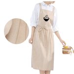 Korean Chef Apron Factory - Cooking Gardening Painting Cleaning Pinafore Pleated
