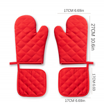 Heat Resistant Oven Mitts Supplier - Custom LOGO Printed Kitchen BBQ Cooking Chef